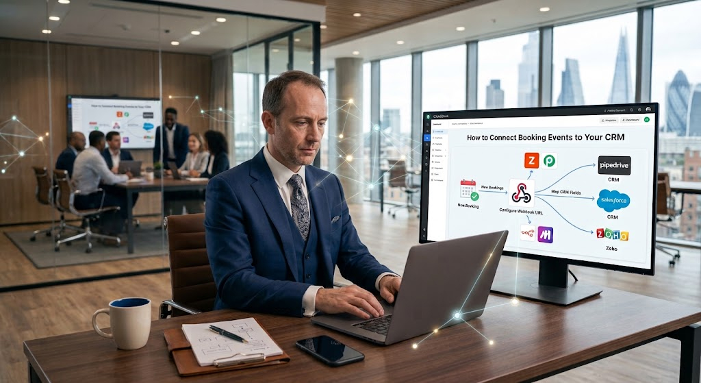 How to Connect Booking Events to Your CRM with Webhooks