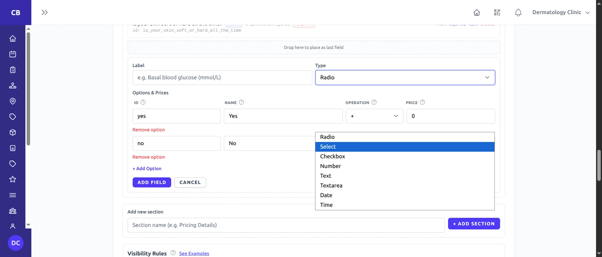 Publish and preview the AI-generated form in the Clickobook booking flow